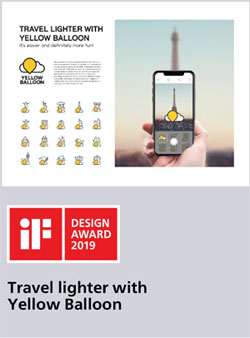 노랑풍선 이 ‘iF 디자인 어워드 2019’ 커뮤니케이션 카테고리 기업아이덴티티 브랜딩(Corporate Identity?Branding) 부문 본상을 수상했다