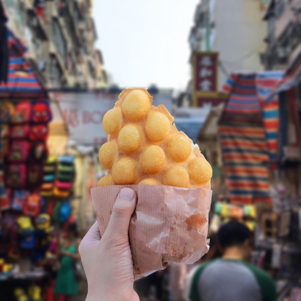 홍콩관광청이 현지인이 즐겨 먹는 음식과 홍콩 맛집을 모아 소개했다. 사진은 홍콩 에그 와플 ⓒ홍콩관광청