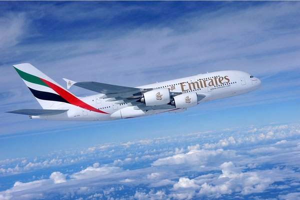 에미레이트항공이 혜택을 줄인 스페셜 비즈니스 클래스를 선보였다. 사진은 에미레이트항공의 A380 ⓒ에미레이트항공