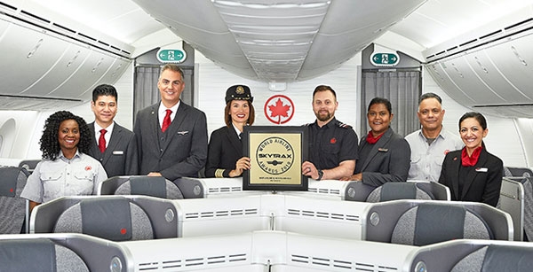 에어캐나다가 ‘2019 스카이트랙스 세계 항공 대상’에서 북미 최고의 항공사로 선정됐다ⓒ에어캐나다