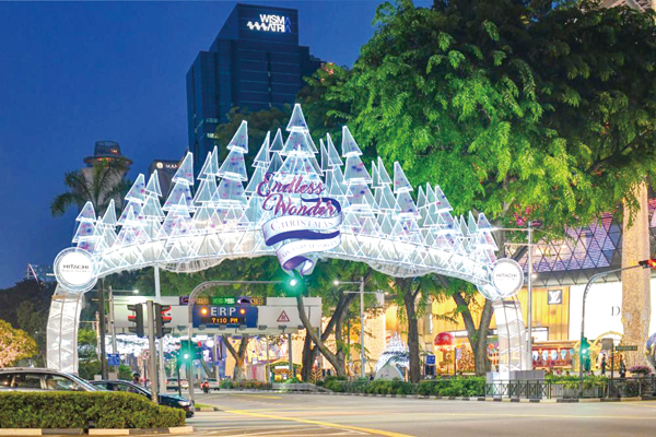 싱가포르에서 연말을 맞이해 다양한 이벤트가 개최된다. 사진은 대표 연말 축제인 ‘멋진 거리에서의 크리스마스’ ⓒ싱가포르관광청