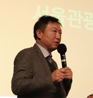 서울관광재단 이재성 대표가 토크쇼 개최에 앞서 인사말을 하고 있다 ⓒ서울관광재단