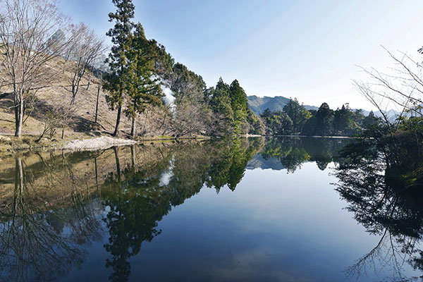 이케노야마 캠핑장 호수