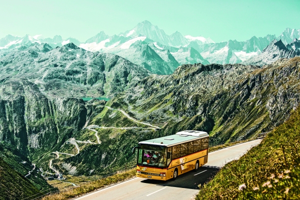 스위스 기차와 버스, 유람선은 연계가 잘 돼 있어 여행자들이 효율적으로 여행할 수 있다 / 스위스정부관광청