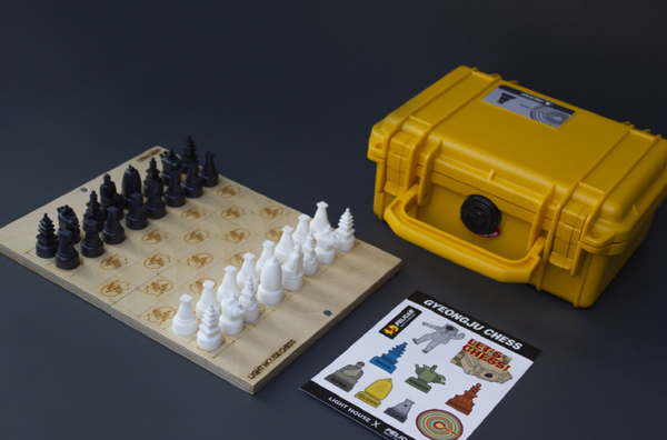 ‘경주 문화재를 이용한 체스 기념품(국무총리상)’은 하드케이스 브랜드인 펠리칸코리아와 협업해 한정판 케이스 체스 기념품을 제작했다. / 한국관광공사