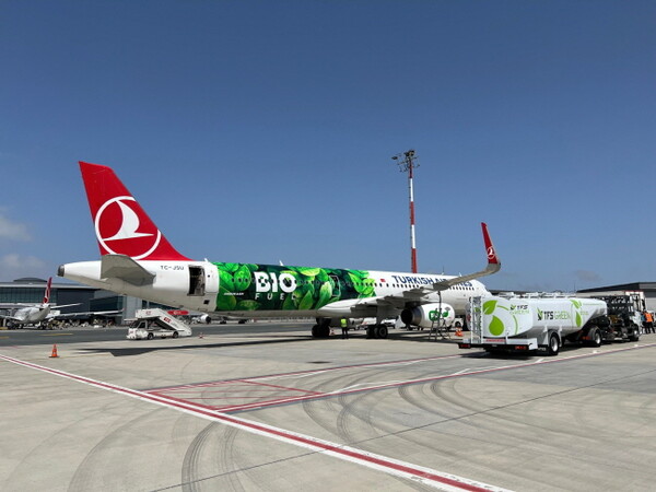 터키항공은  에어버스 A321 항공기를 나뭇잎 모양의 디자인으로 장식해 선보였다 / 터키문화관광부
