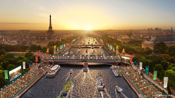 2024 파리 올림픽 개막식은 센강에서 열린다. 올림픽 역사상 최초의 야외 개막식이다 / ⓒ Paris 2024  Florian Hulleu