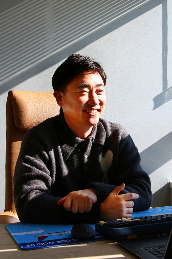 (주)유나이티드 에이전시 이홍범 대표이사는 "올해는 스마트 부킹 시스템 보급 확대와 해운 항공 사업 전성기 진입을 위한 내실 다지기에 충실하겠다"라고 말했다 / 손고은 기자 