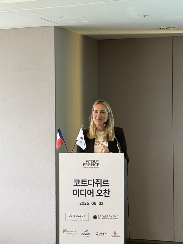 코트 다쥐르 지역 관광청 알렉산드라 보르키오 퐁탕(Alexandra Borchio Fontimp) 청장 / 손고은 기자