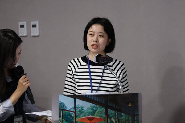 도쿄관광재단 야마모토 아유미(Yamamoto Ayumi) 한국 담당은 "더 많은 한국인 관광객을 유치하기 위해 다양한 도쿄의 매력을 전하도록 노력하겠다”라고 말했다 /송요셉 기자