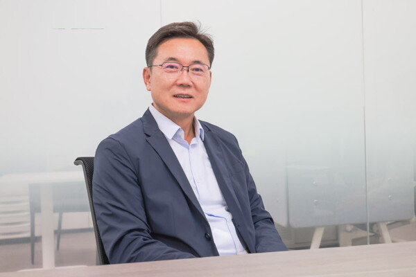 센텀골프 백상현 대표는 “여행사 입장에서는 인건비 부담 없이 수익을 올릴 수 있고, 고객 입장에서는 검증된 전문가의 상담을 받을 수 있는 구조”라고 B2B 파트너십 전략을 소개했다 / 송요셉 기자