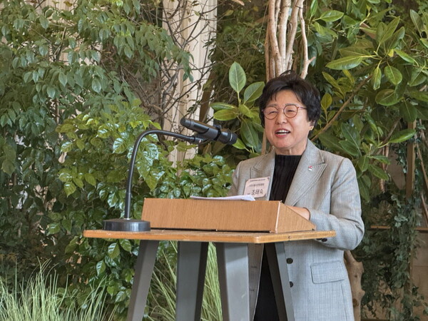 STA 조태숙 회장은 "STA가 길잡이가 돼 서울관광의 새로운 100년을 이끌어가겠다"라고 말했다 / 송요셉 기자