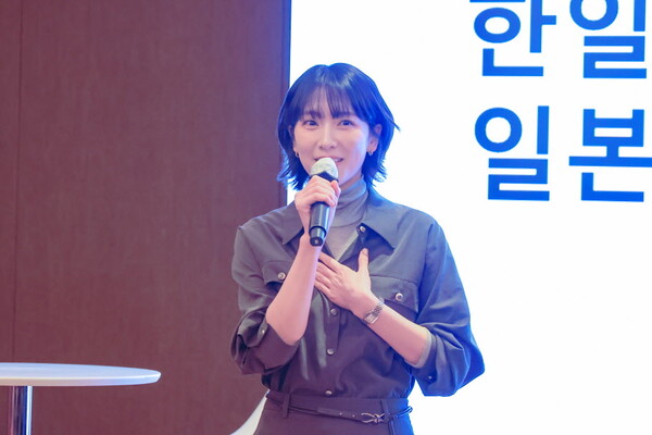행사에서는 가수 강지영(카라)의 토크쇼 세션이 마련돼 자신의 일본 소도시 여행기와 여행 팁을 공유했다 / 송요셉 기자