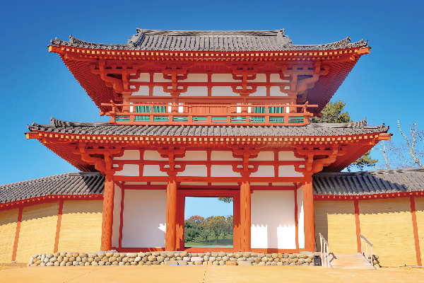 복원된 다가죠 성문