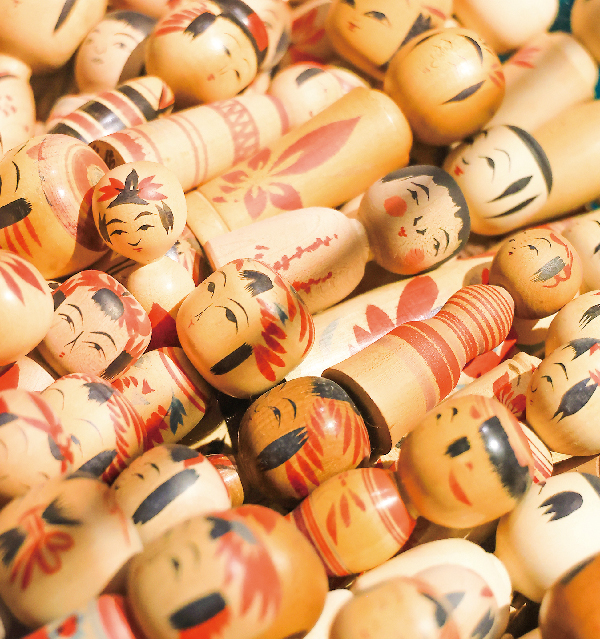 도갓타 온천은 코케시의 발상지다