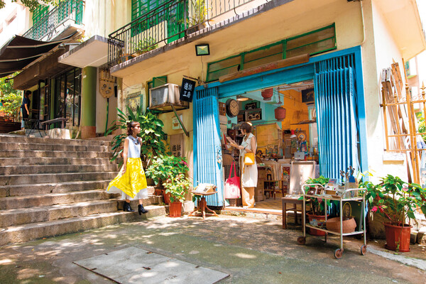 홍콩-마카오 페리 터미널이 자리한 셩완 / 홍콩관광청