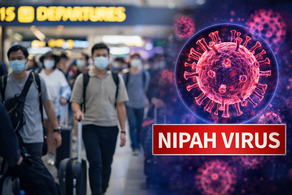 질병관리청은 최근 인도에서 니파바이러스 확진 사례가 보고됨에 따라 인도와 방글라데시를 검역관리지역으로 지정해 관리하고 있다 / AI 생성 이미지