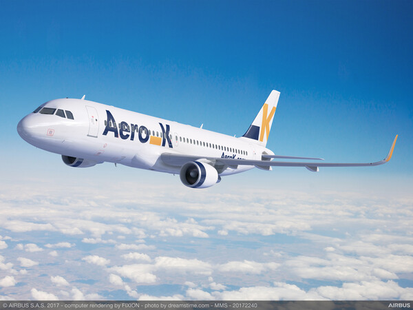 에어로케이항공이 청주공항 출발 자사 국제선 2월 이용객 수가 월간 기준 역대 최고 수준을 달성했다고 밝혔다 / 에어로케이항공