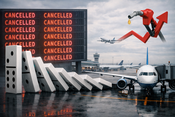 중동 전쟁 여파로 항공편 ‘도미노 결항’ 가능성이 커지면서 여행객와 여행사의 발등에 불이 떨어졌다 / a