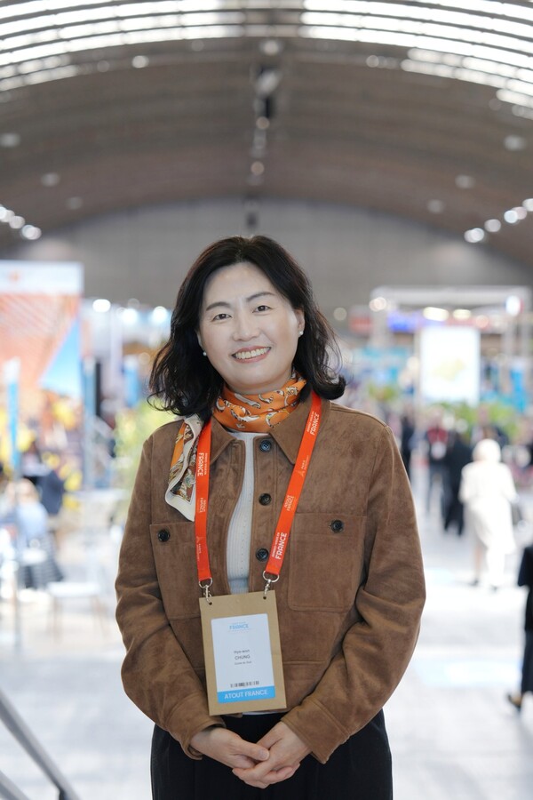 프랑스관광청 정혜원 한국지사장 대행은 “올해 한국인 참가자 중에는 처음 방문한 분들도 많고 재방문 한 분들도 많다”며 “그만큼 랑데부 프랑스가 유익한 시간이라는 것을 증명하는 것이라고 본다”라고 말했다 / 손고은 기자