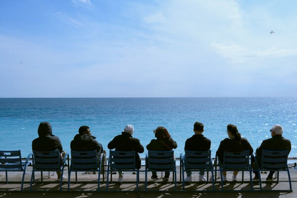 니스(Nice)의 상징이기도 한 파란색 의자 / 손고은 기자