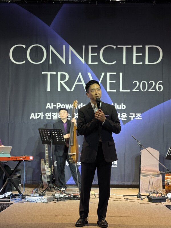 트립비토즈 정지하 대표는 “AI 시대에 더욱 중요해지는 것은 결국 사람과 사람의 연결”이라며 “매년 Connect-Travel 컨퍼런스를 통해 산업 내 다양한 주체들을 유기적으로 연결하고, 여행의 새로운 미래를 만들어가겠다”라고 밝혔다 / 손고은 기자 