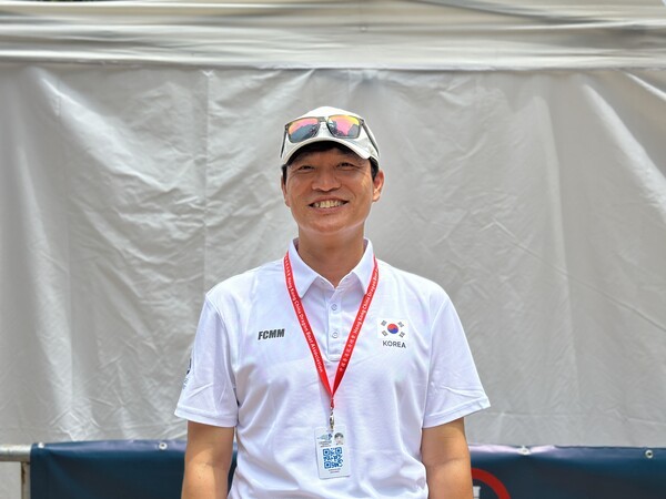 백석대학교 김성덕 스포츠경영전공 주임교수는 “2014년 상하이 대회 이후 사실상 처음 국제무대에 나섰다”고 전했다 / 송미주 기자