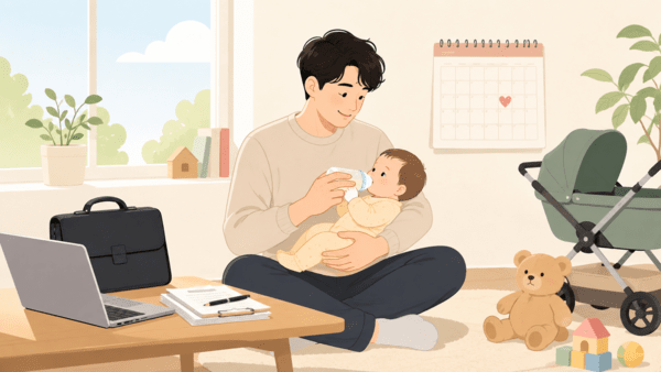 여행기업들의 육아휴직 활용이 지난해보다 늘어난 것으로 나타났다 / AI 생성 이미지