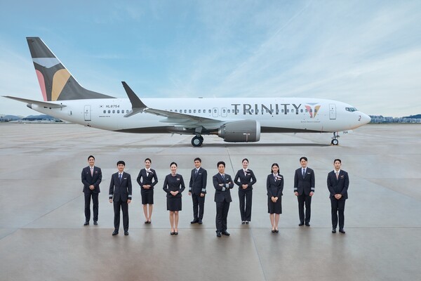 티웨이항공이 ‘트리니티항공’ 신규 리버리를 적용한 B737-8을 도입했다 / 트리니티항공