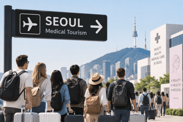 지난해 외국인 의료업종 방문 비율은 수도권이 91.2%를 차지하며 서울에 집중된 양상을 보였다 / Ai 생성 이미지